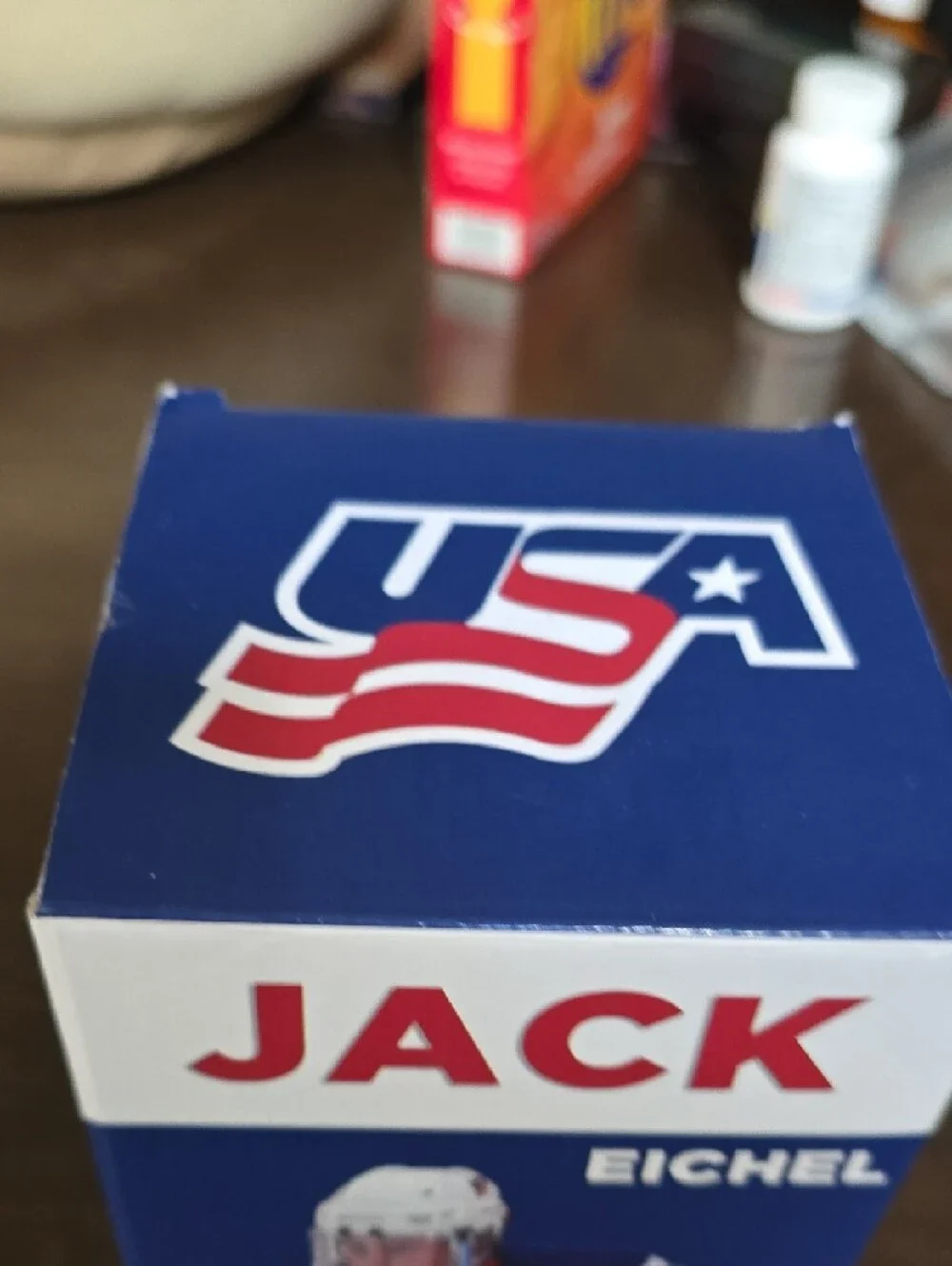 Jack Eichel Blue & White Bobblehead Display Shelf Accent